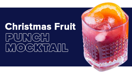 Christmas Fruit Punch Mocktail - Craftzero