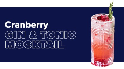 Cranberry Gin & Tonic Mocktail - Craftzero