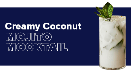 Creamy Coconut Mojito Mocktail - Craftzero
