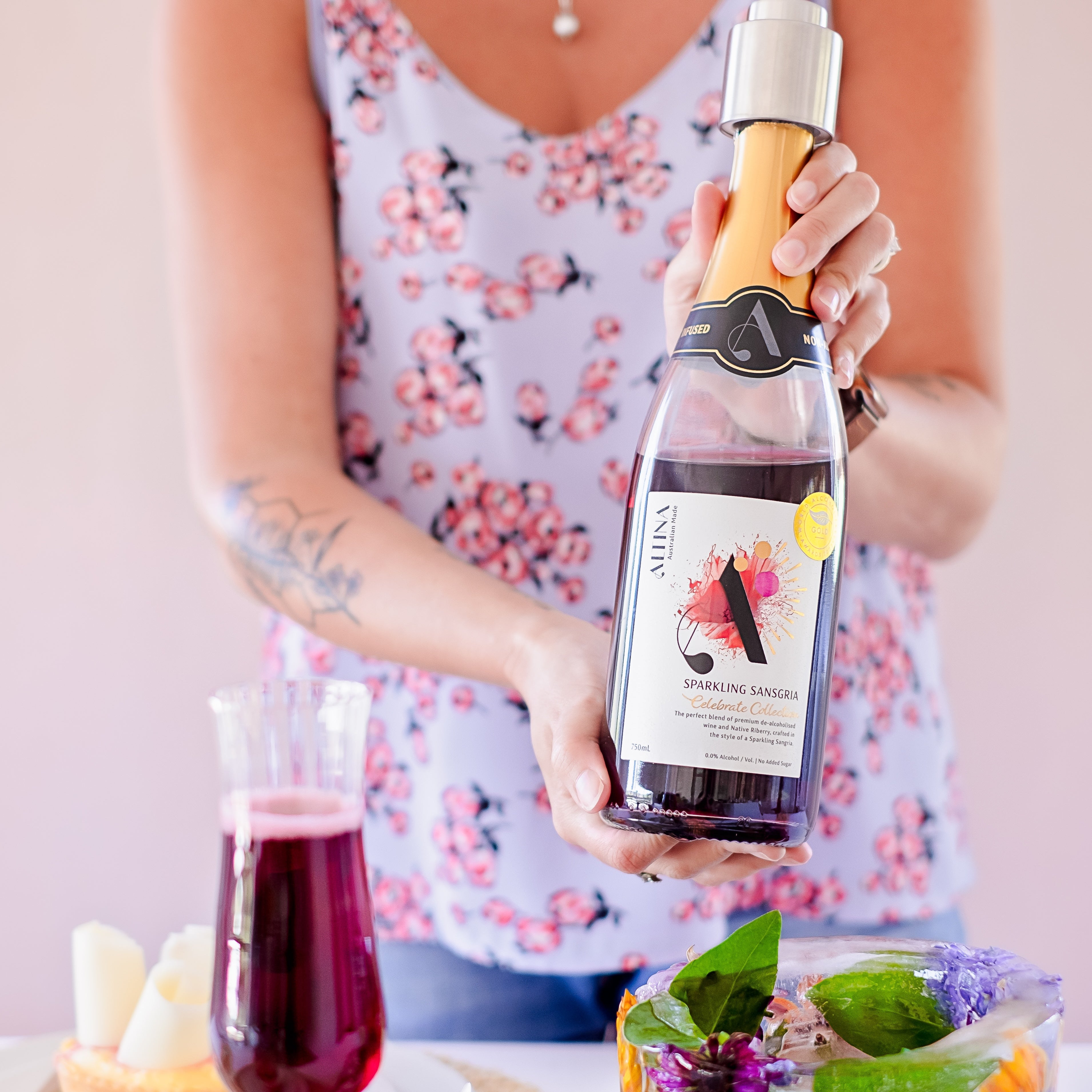 Altina Sparkling Sansgria Non-Alcoholic 750mL - Altina Drinks - Craftzero