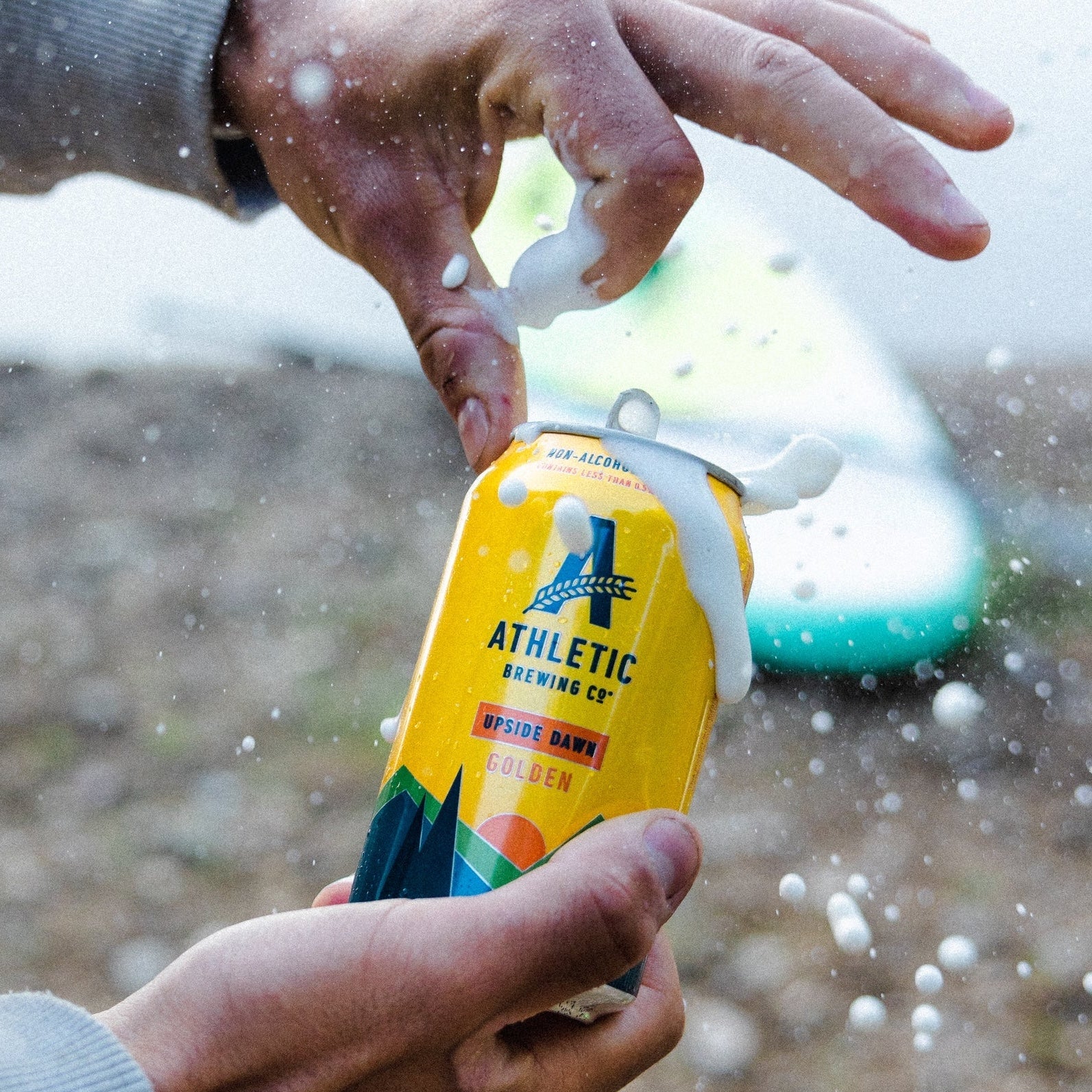 Athletic Brew Co. Upside Dawn Golden Ale 355mL | Athletic Brewing Co. | Craftzero