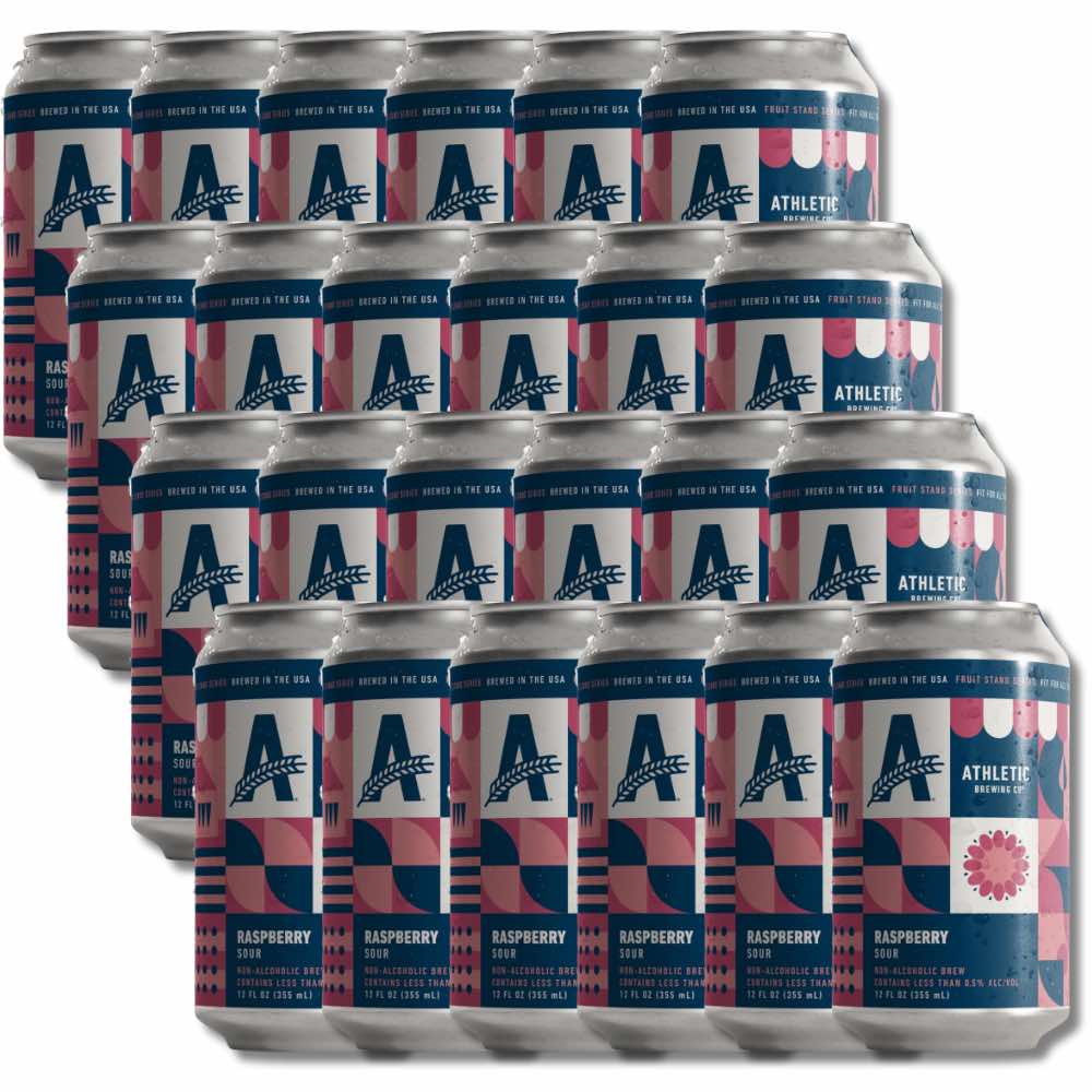 Athletic Brewing Co. Raspberry Sour 355ml - Athletic Brewing Co. - Craftzero