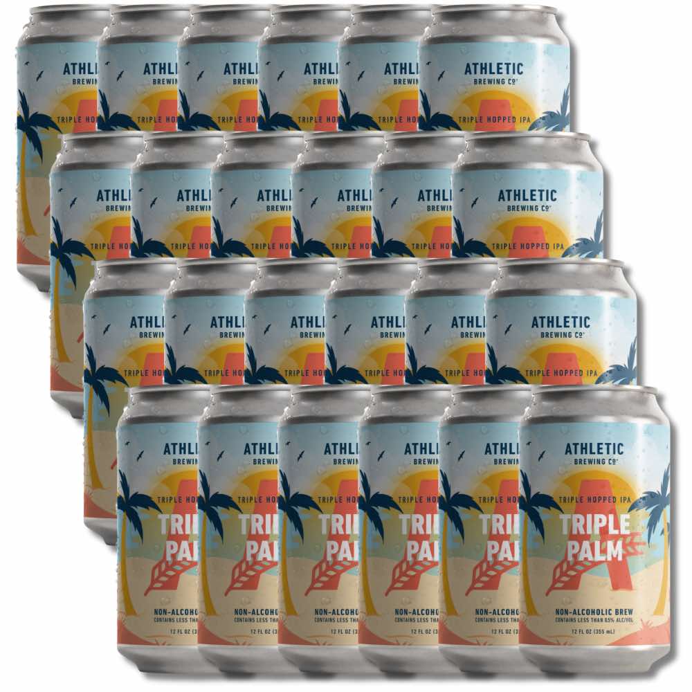 Athletic Brewing Co. Triple Palm Triple Hopped IPA 355ml - Athletic Brewing Co. - Craftzero