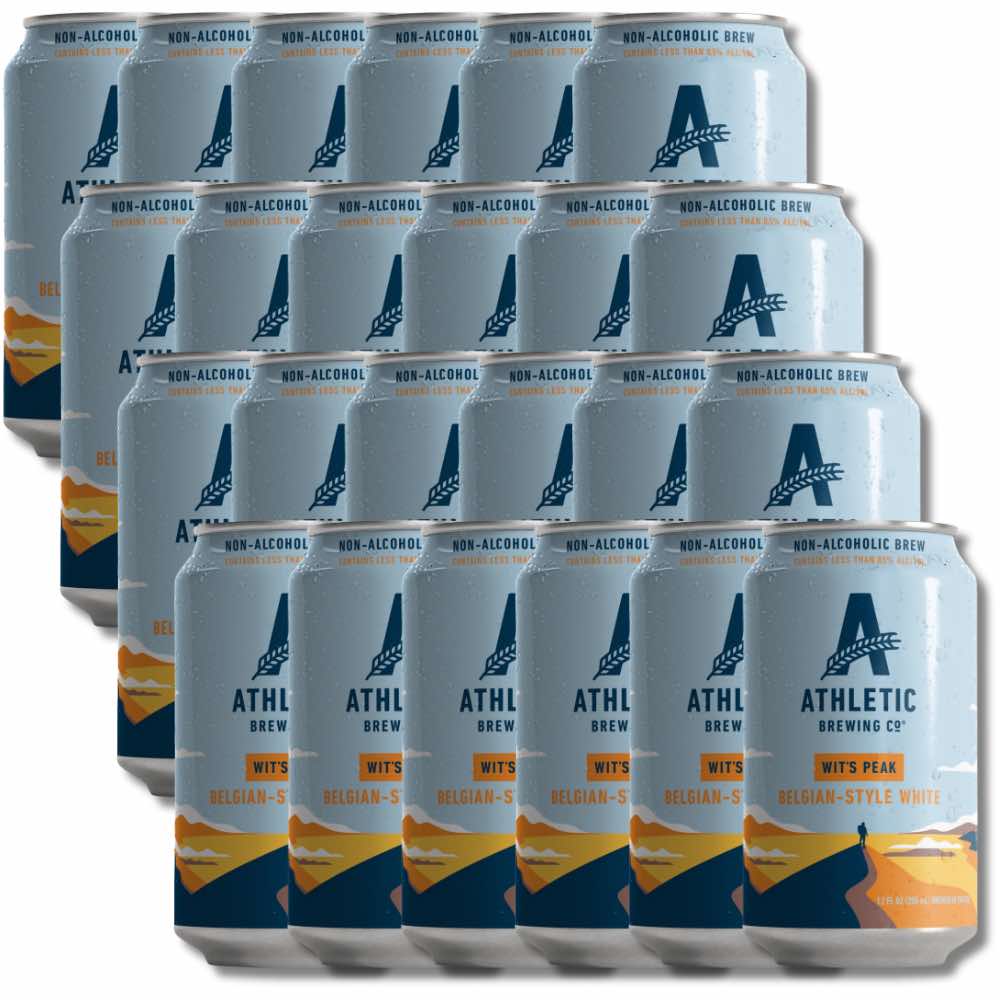 Athletic Brewing Co. Wit's Peak Belgian Style White 355ml - Athletic Brewing Co. - Craftzero