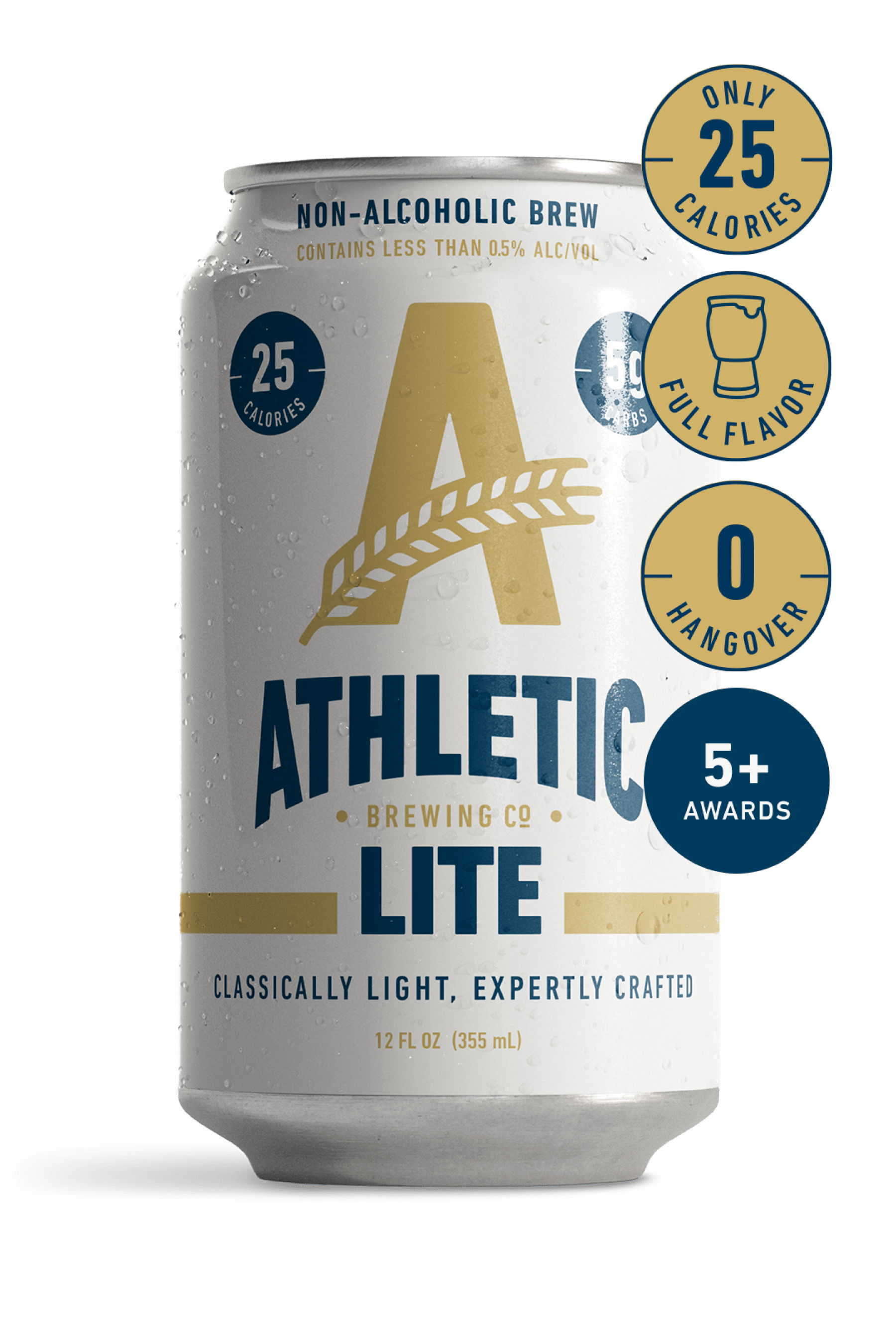 Athletic Brewing Lite Lager 355mL | Athletic Brewing Co. | Craftzero