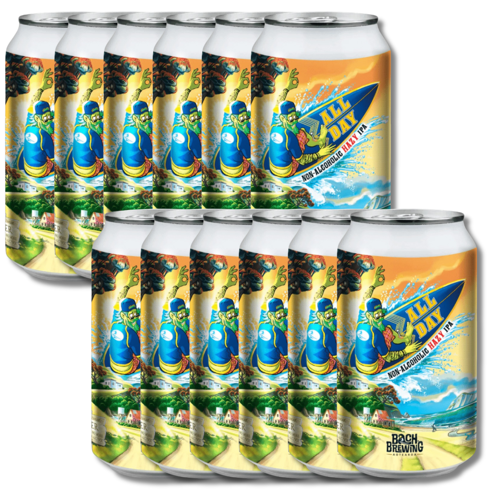 Bach Brewing All Day Non-Alcoholic Hazy IPA 330ml - Bach Brewing - Craftzero