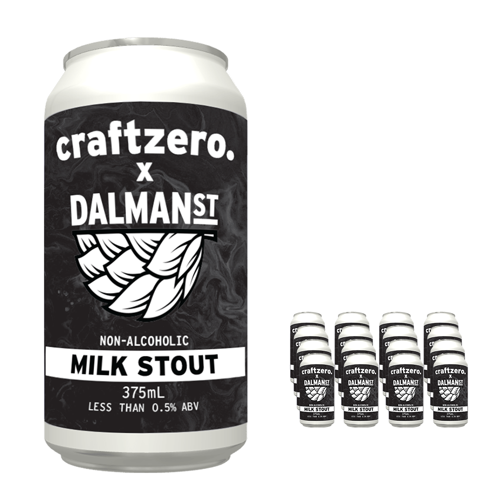 Craftzero x Dalman Street Milk Stout Non-Alcoholic 375ml - Dalman Street - Craftzero
