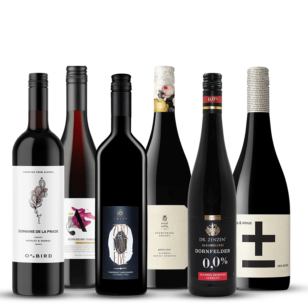 Crimson Elegance: Non-Alcoholic Red Wine Collection (6 Pack) - Craftzero - Craftzero