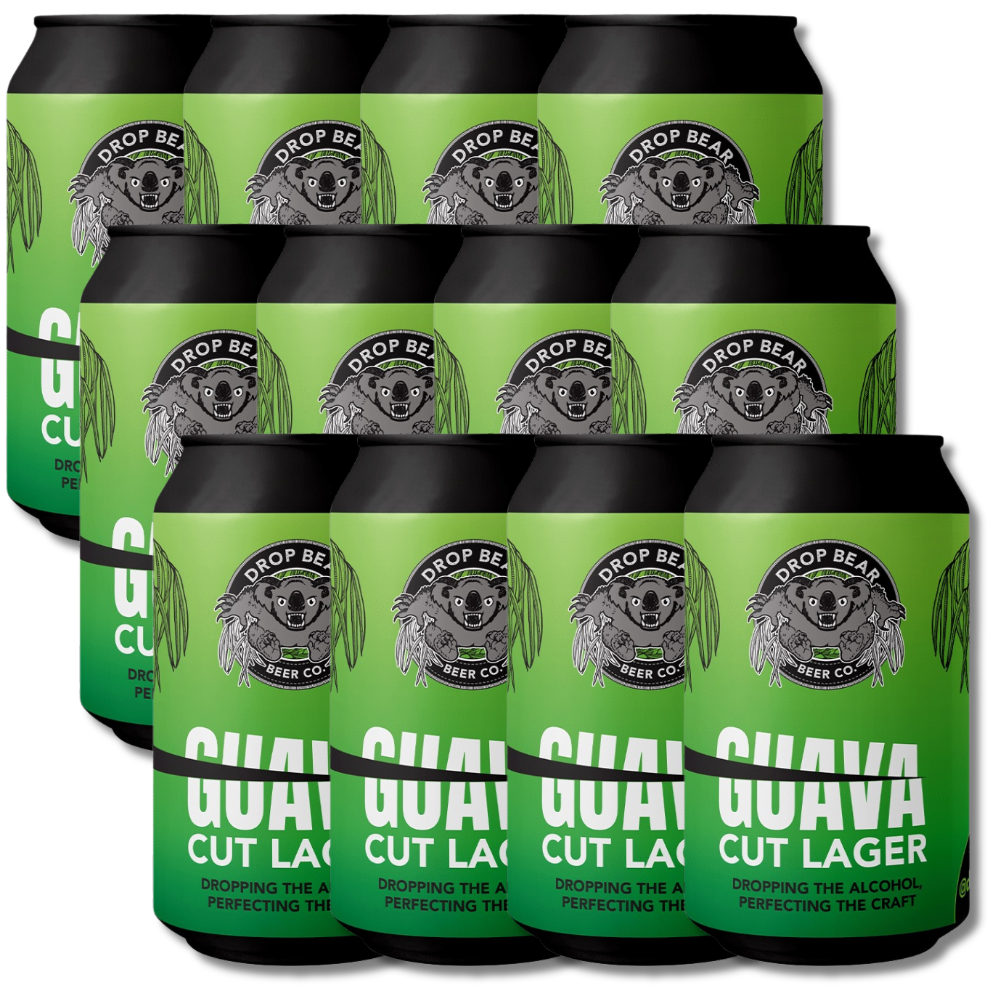 Drop Bear Non-Alcoholic Guava Cut Lager 330ml ***BBD 08/26*** - Drop Bear - Craftzero