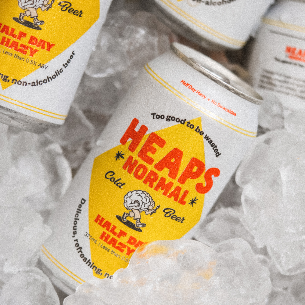 Heaps Normal Half Day Hazy Alcohol Free Beer 375ml - Heaps Normal - Craftzero