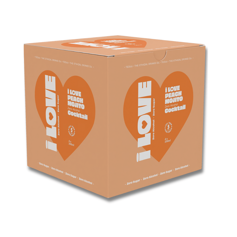I Love Non-Alc Peach Mojito Cocktail 250ml - I Love - Craftzero