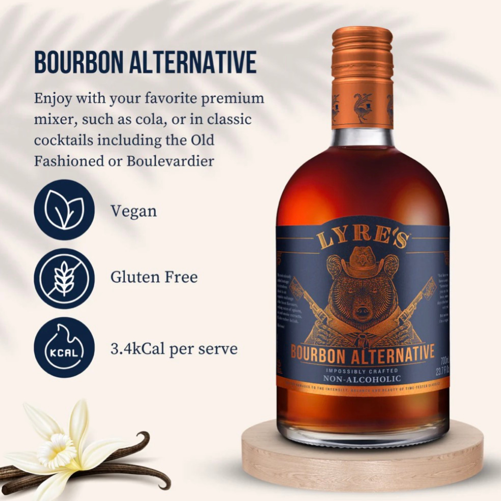 Lyre's Bourbon Alternative Alcohol Free Spirit 700ml - Lyres - Craftzero
