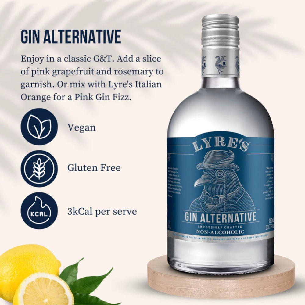 Lyre's Gin Alternative Alcohol Free Spirit 700ml - Lyres - Craftzero