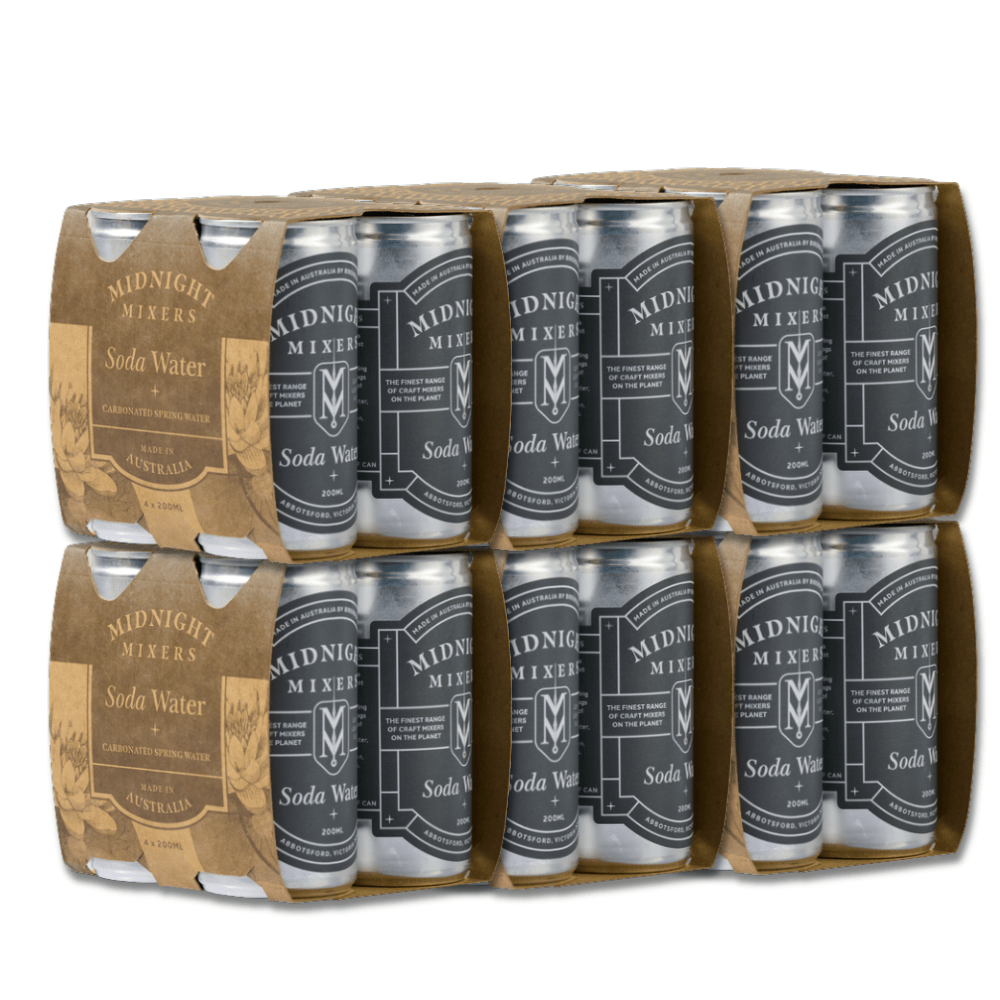 Midnight Mixers Soda Water 200ml - Midnight Mixers - Craftzero