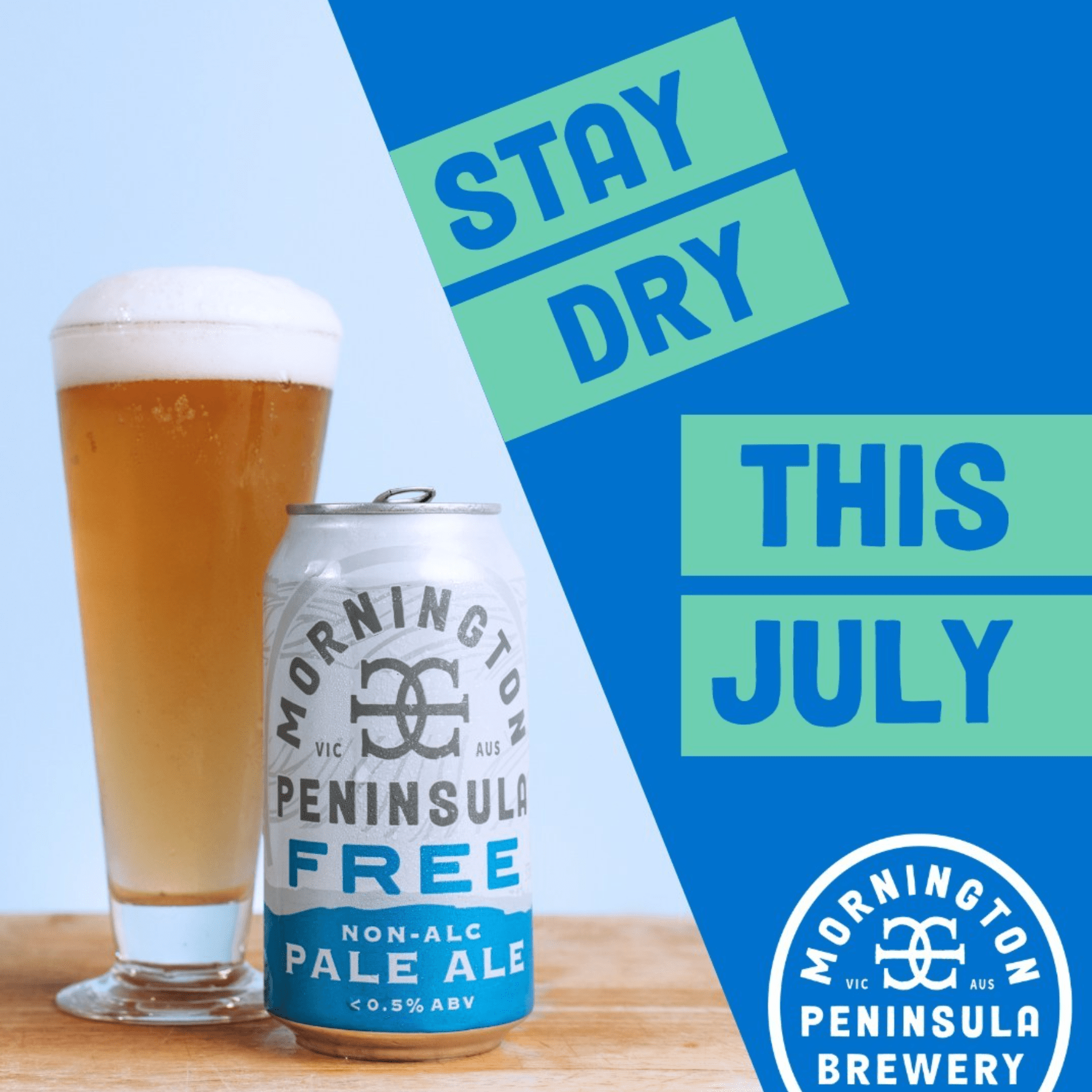 Mornington Free Non-Alc Pale Ale 375mL - Mornington Brewery - Craftzero