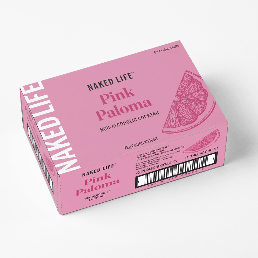 Naked Life Non - Alcoholic Pink Paloma 250mL | Naked Life | Craftzero