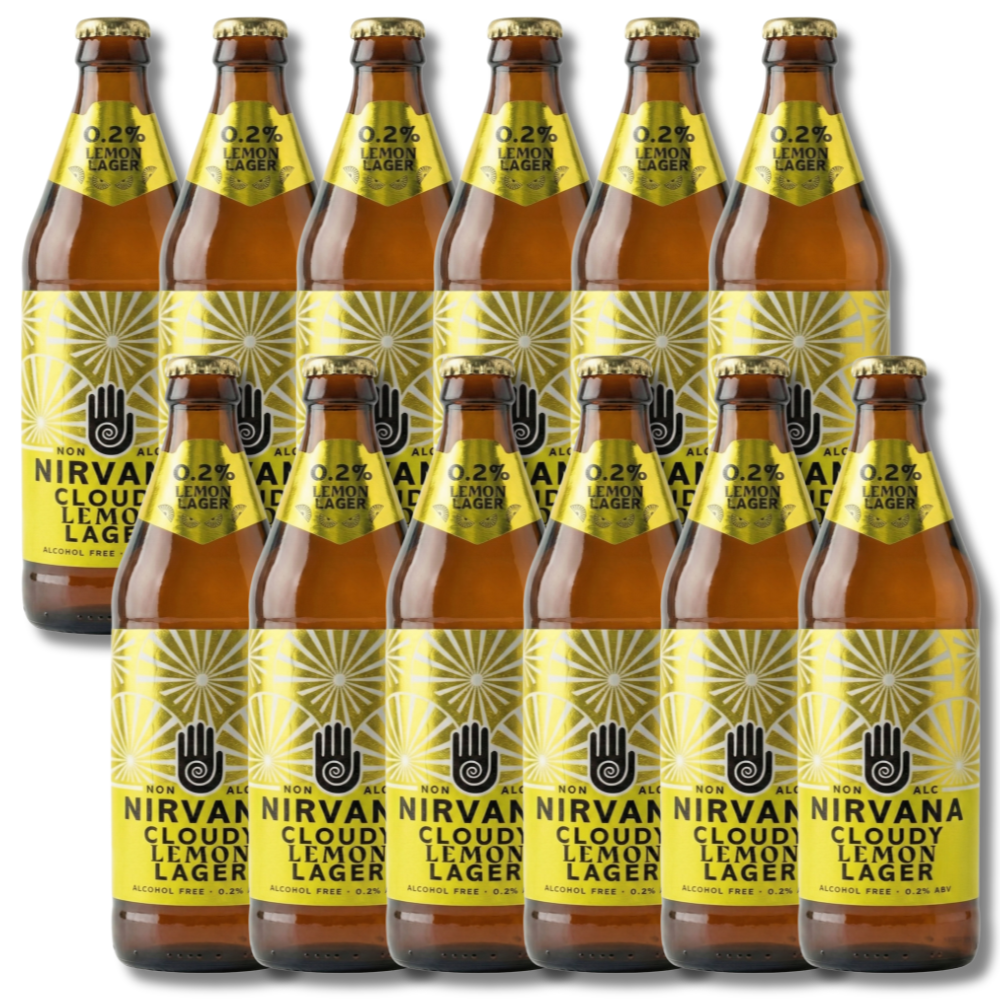 Nirvana Cloudy Lemon Lager - Non Alcoholic Radler 500ml - Nirvana - Craftzero