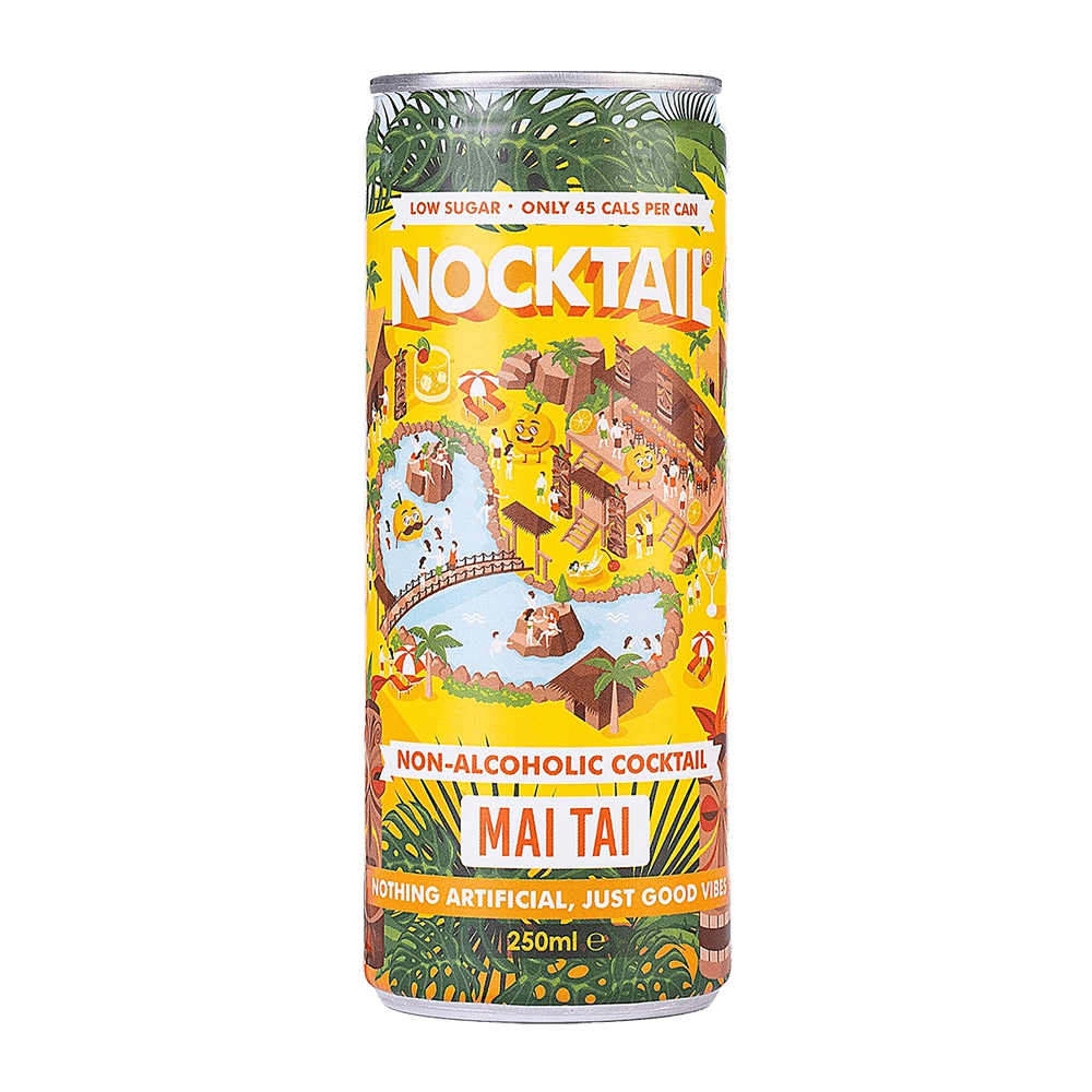 Nocktail Mai Tai Premixed Mocktail 250mL - Nocktail - Craftzero