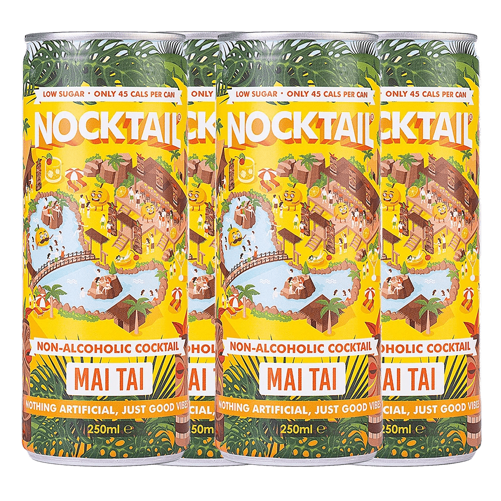 Nocktail Mai Tai Premixed Mocktail 250mL - Nocktail - Craftzero