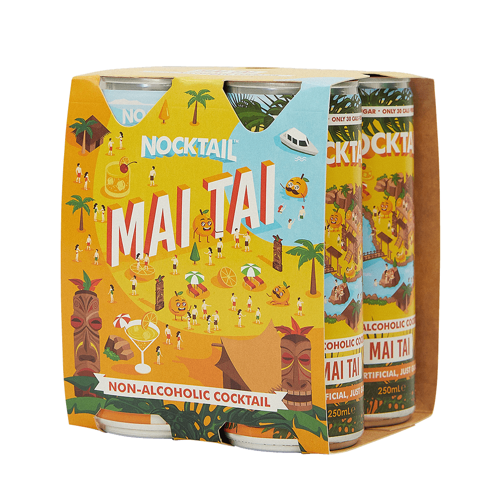 Nocktail Mai Tai Premixed Mocktail 250mL - Nocktail - Craftzero