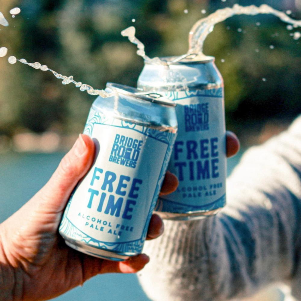 Bridge Road Brewers Free Time Non-Alcoholic Hazy Pale 355ml - Bridge Road Brewers - Craftzero