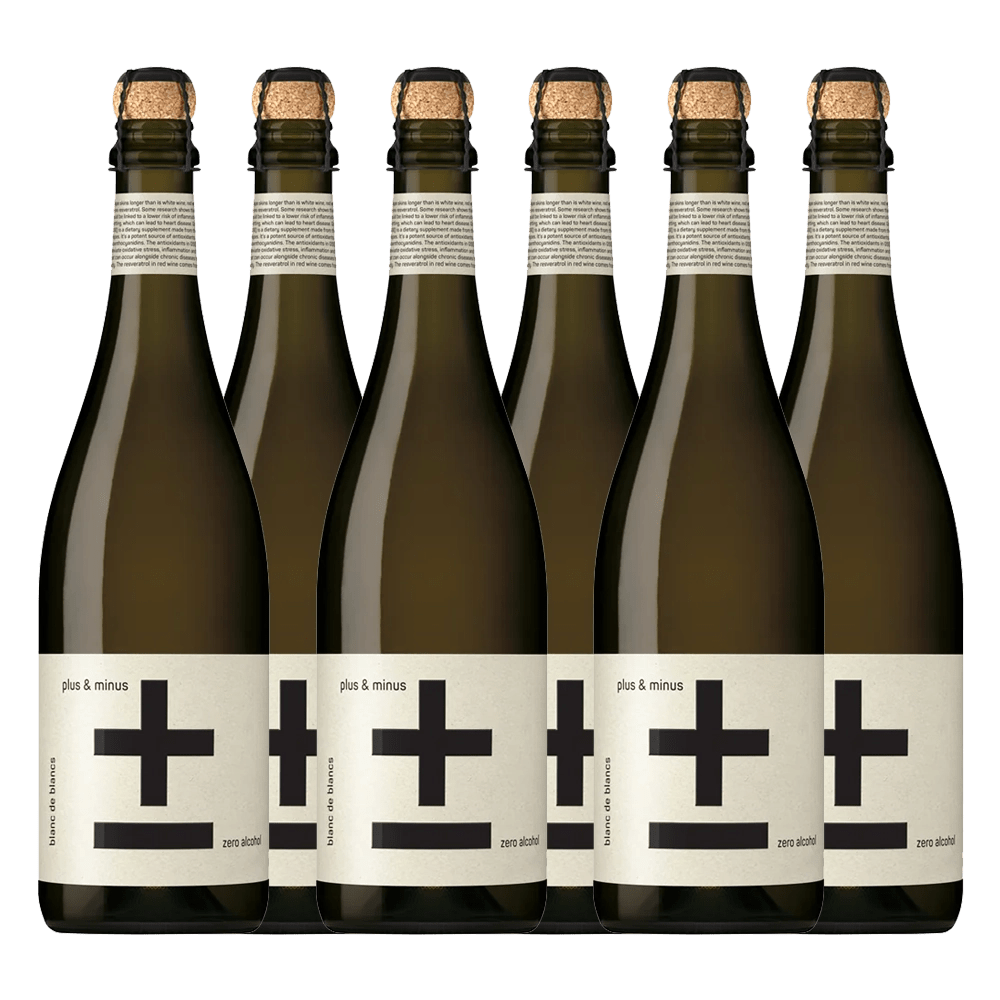 Plus & Minus Non-Alcoholic Blanc de Blancs 750ml - Plus & Minus Wines - Craftzero