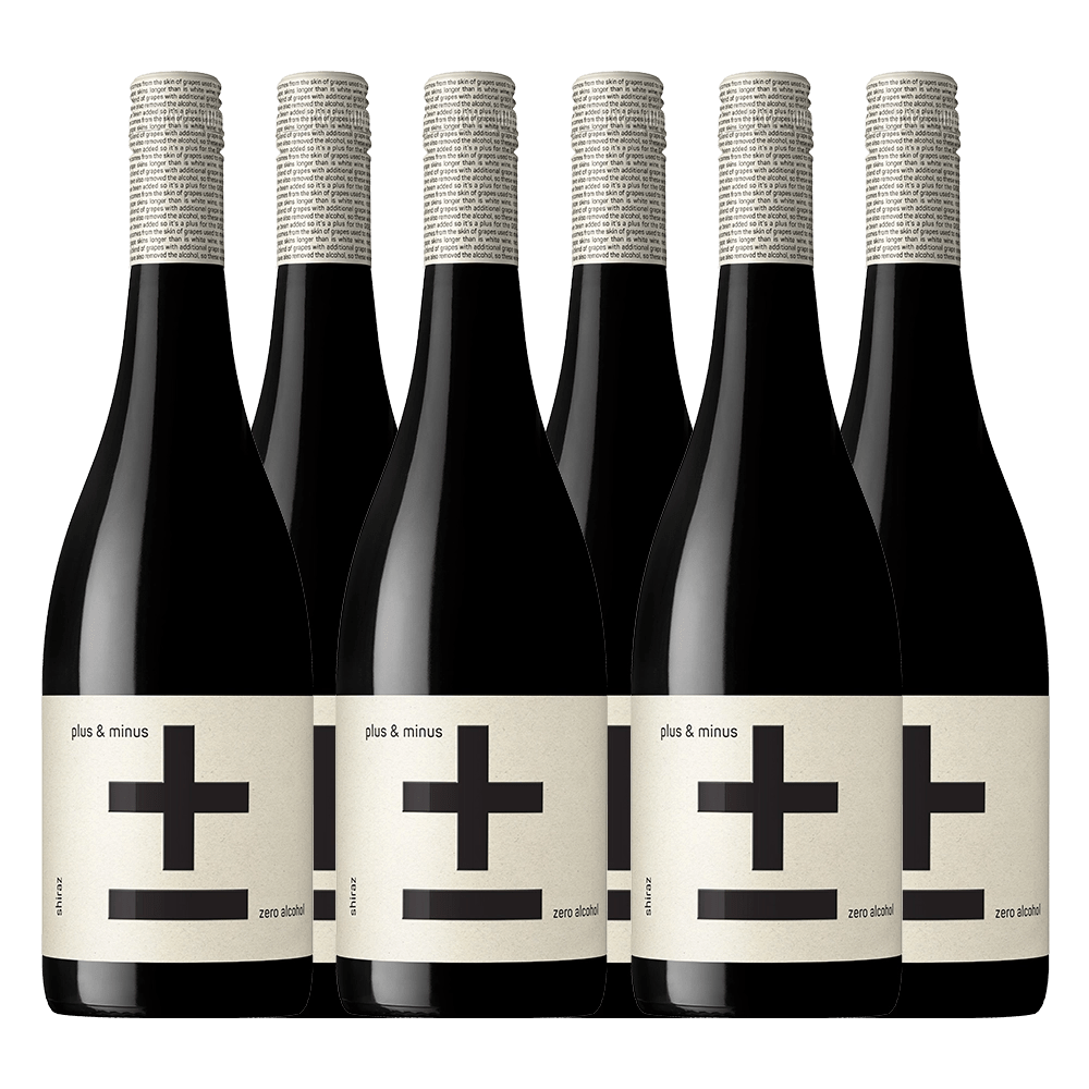 Plus & Minus Alcohol-Free Shiraz 750ml - Plus & Minus Wines - Craftzero