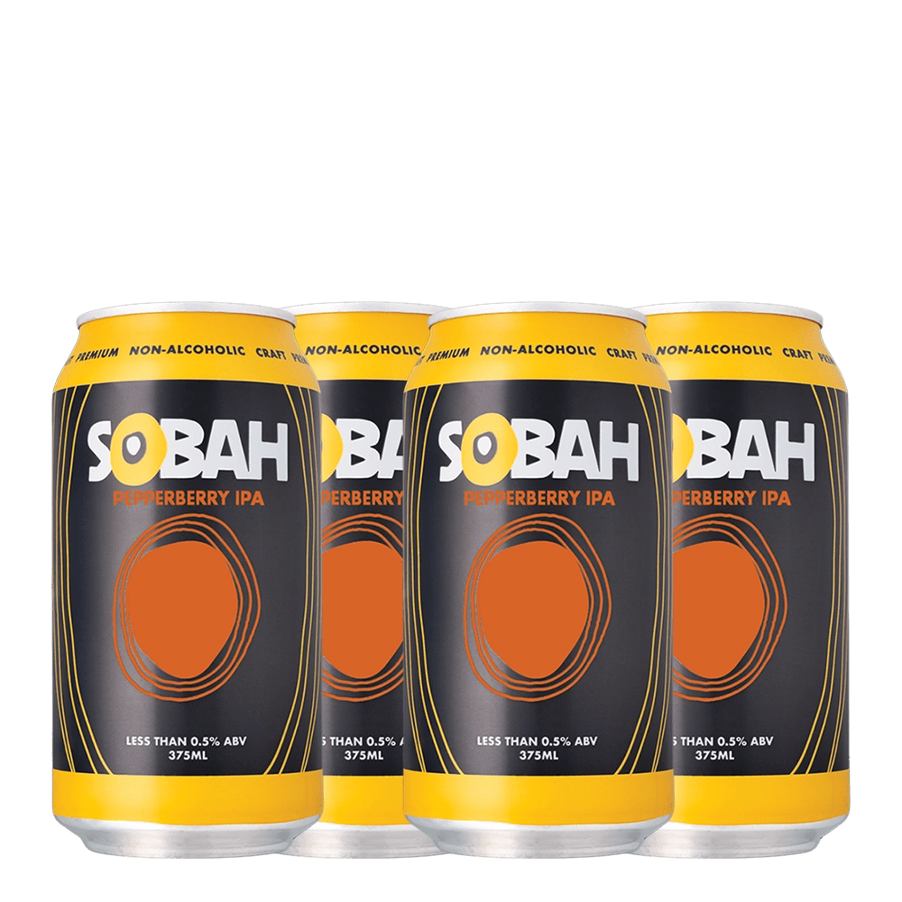 SOBAH Pepperberry Non-Alcoholic IPA 375ml - Sobah Beverages - Craftzero