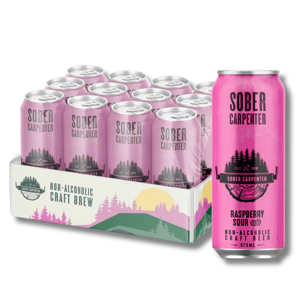 Sober Carpenter Non-Alcoholic Raspberry Sour 473ml - Sober Carpenter - Craftzero