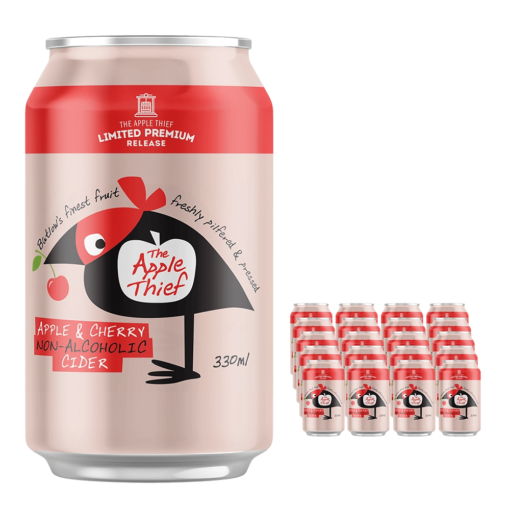 The Apple Thief Non-Alcoholic Apple & Cherry Cider 330ml - The Apple Thief - Craftzero