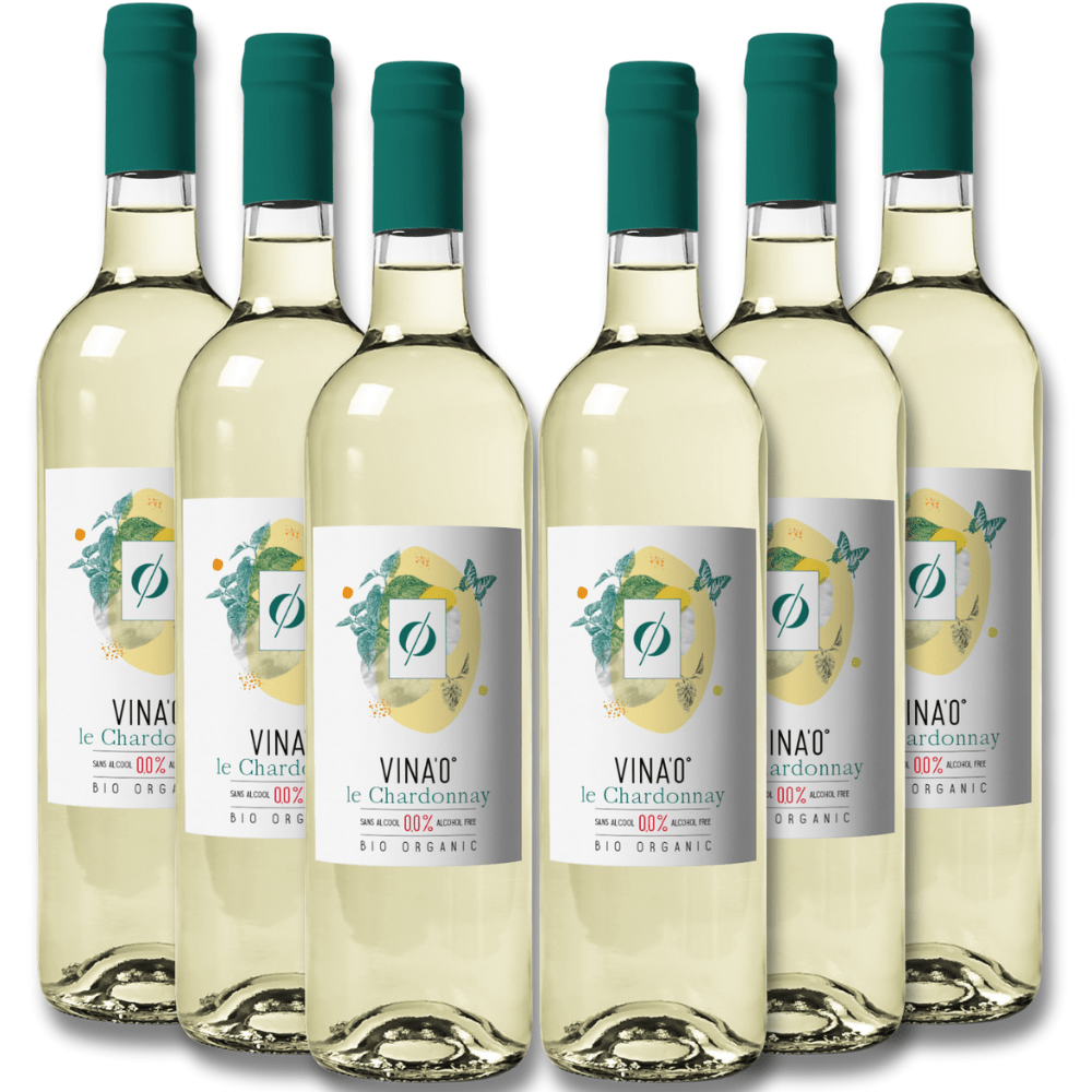 VINA’0° Le Chardonnay Alcohol - Free Organic White Wine 750mL | VINA’0 | Craftzero
