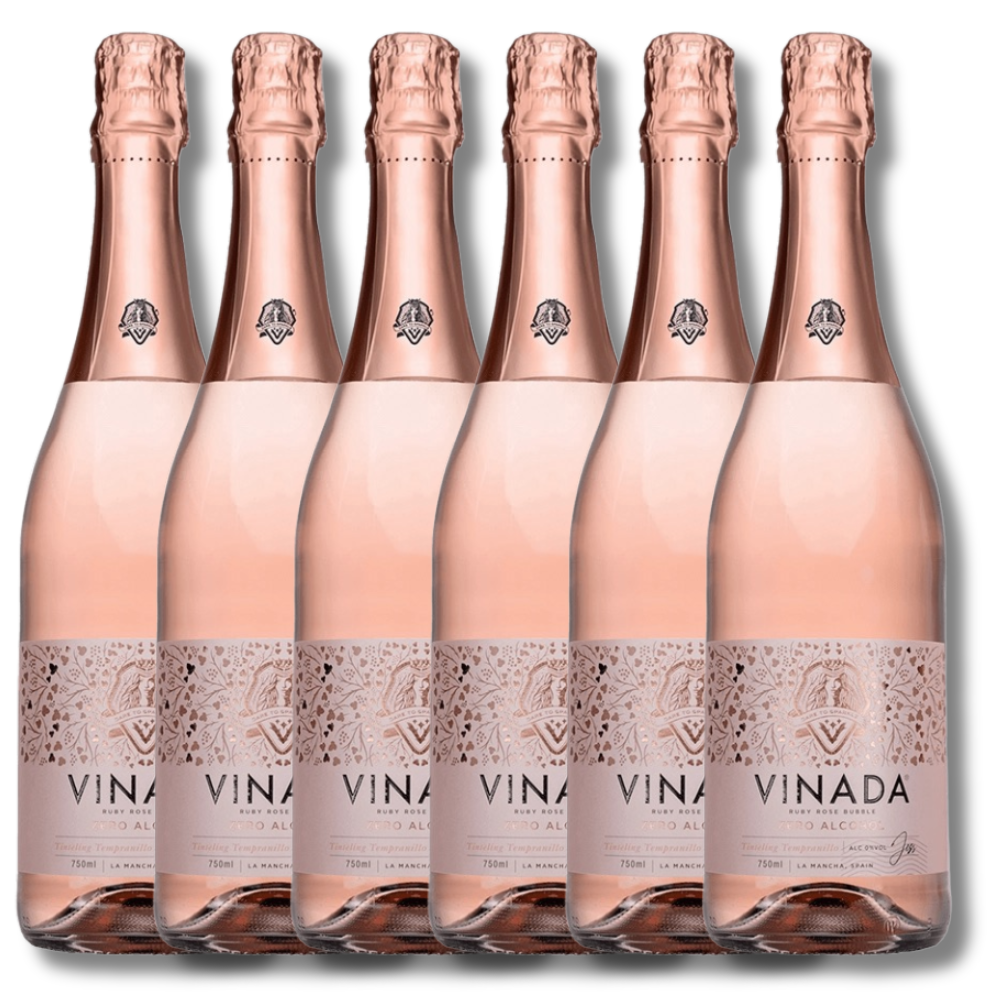 VINADA Non-Alcoholic Sparkling Tempranillo Rosé 750ml - Vinada Wines - Craftzero