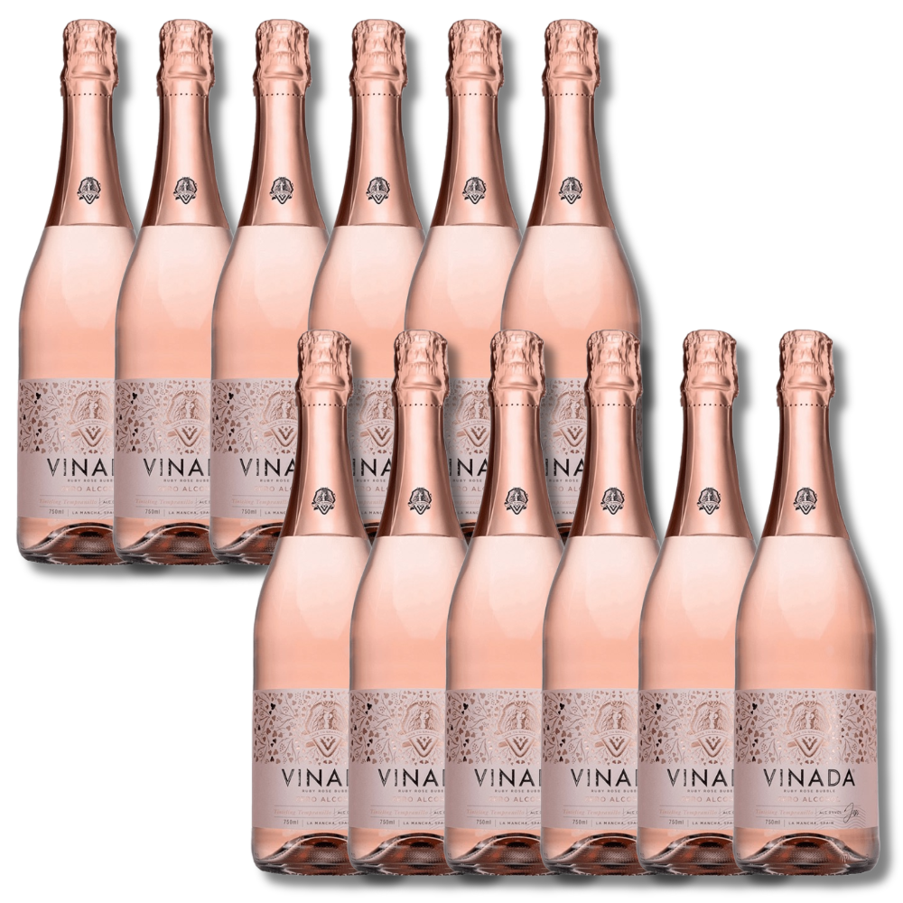 VINADA Non-Alcoholic Sparkling Tempranillo Rosé 750ml - Vinada Wines - Craftzero