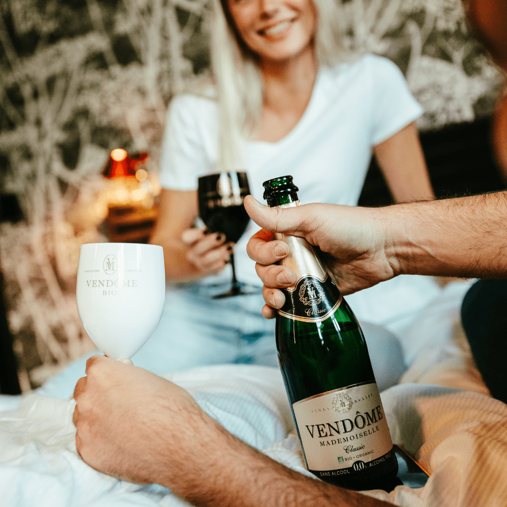 Vendome Mademoiselle White Alcohol-Free Organic Sparkling 750ml - Vendome - Craftzero