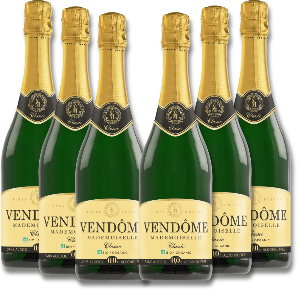 Vendome Mademoiselle White Alcohol-Free Organic Sparkling 750ml - Vendome - Craftzero
