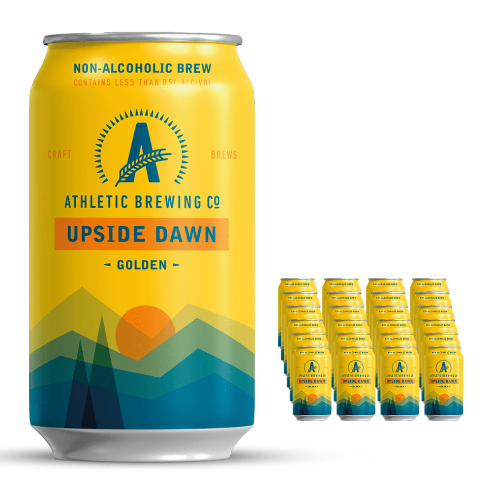 Athletic Brew Co. Upside Dawn Golden Ale 355mL ***BBD 10/25*** | Athletic Brewing Co. | Craftzero