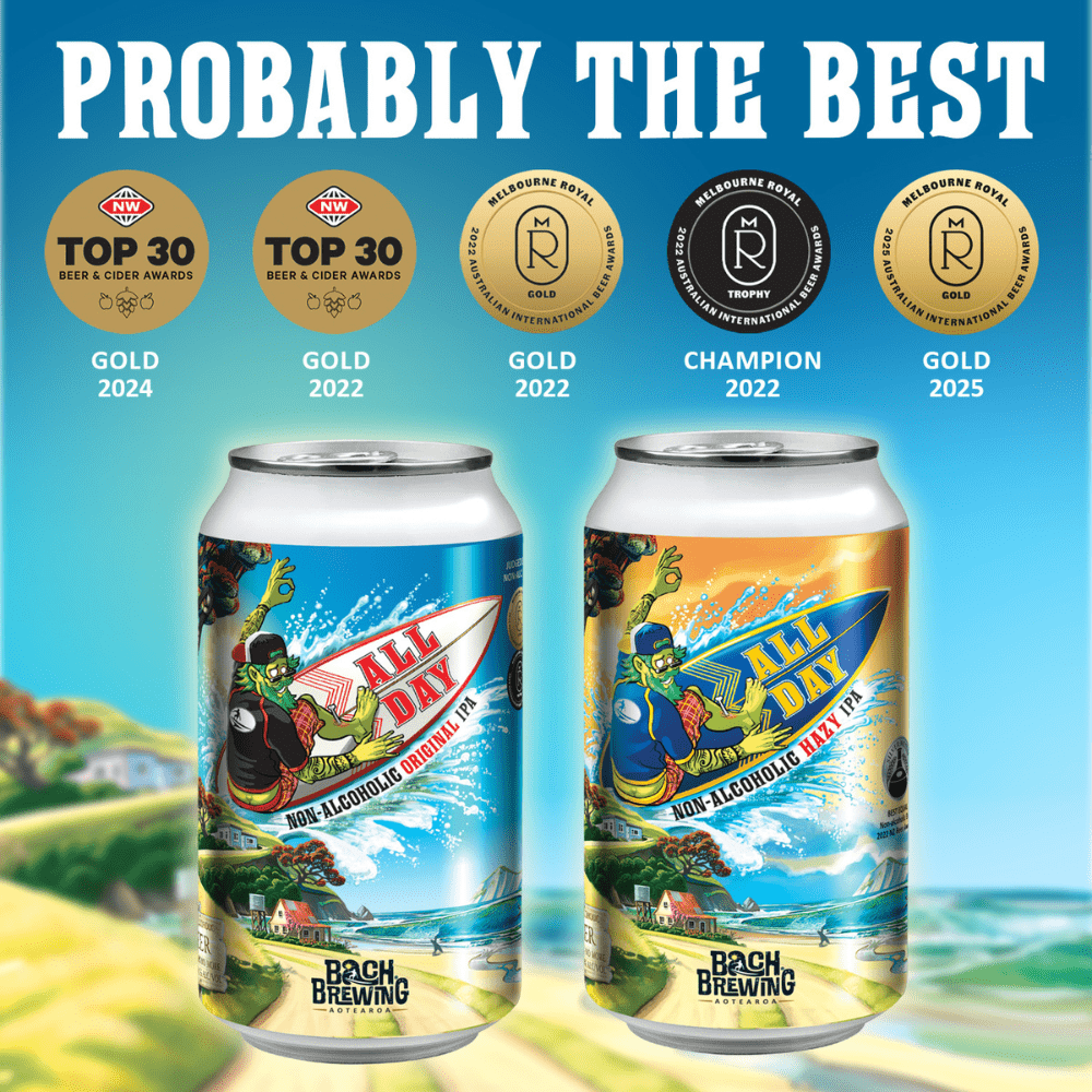 Bach Brewing All Day Non-Alcoholic Original IPA 330ml - Bach Brewing - Craftzero