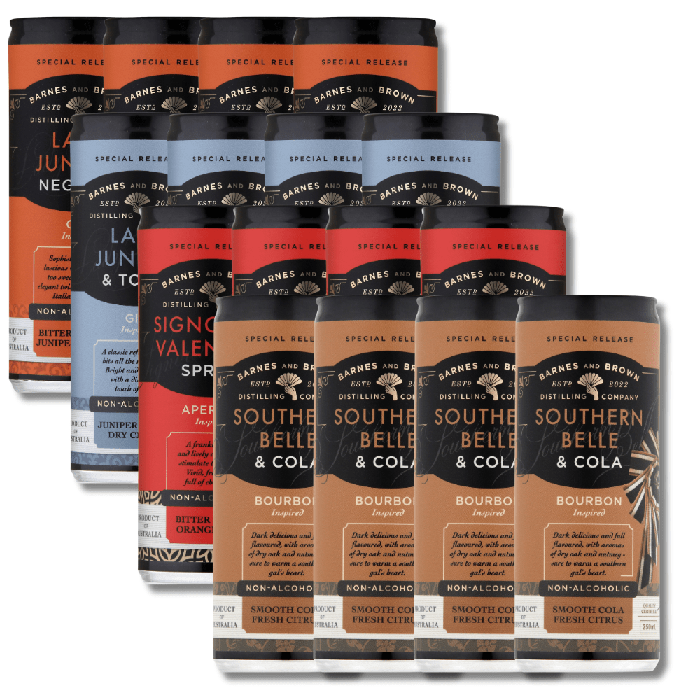 Barnes and Brown Non Alcoholic 250ml RTD Bundle (16 Pack) | Barnes & Brown | Craftzero