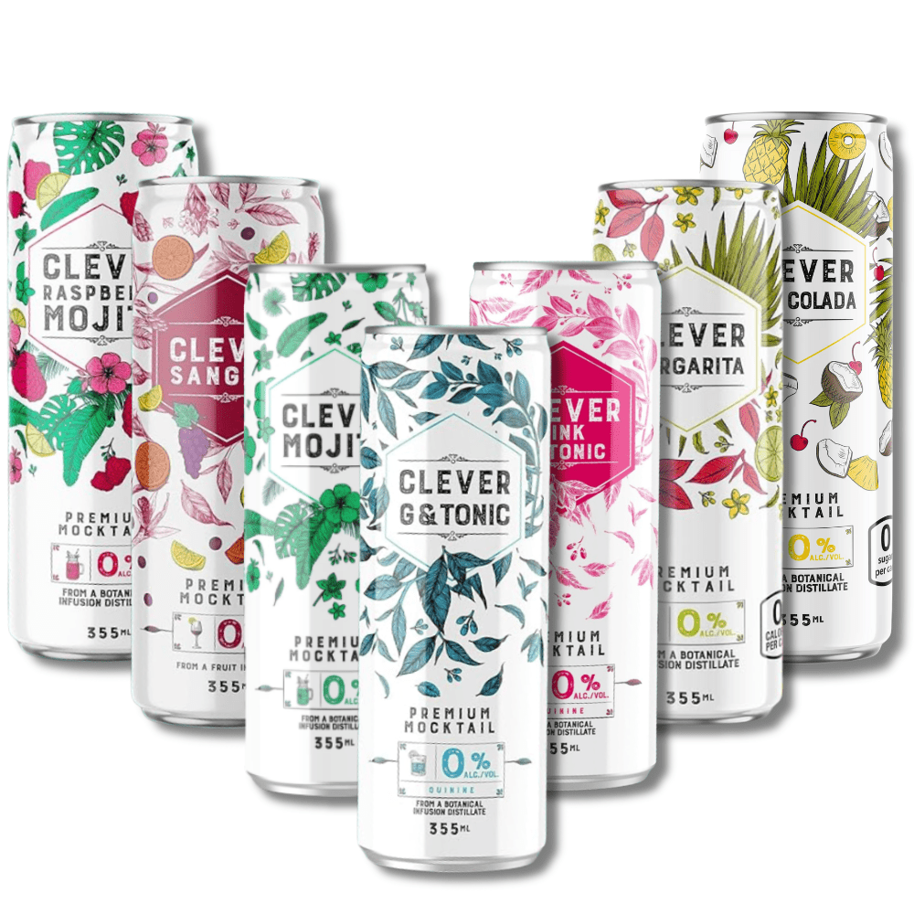 Clever Mocktails Non Alcoholic Party Bundle - 28x355ml | Clever Mocktails | Craftzero