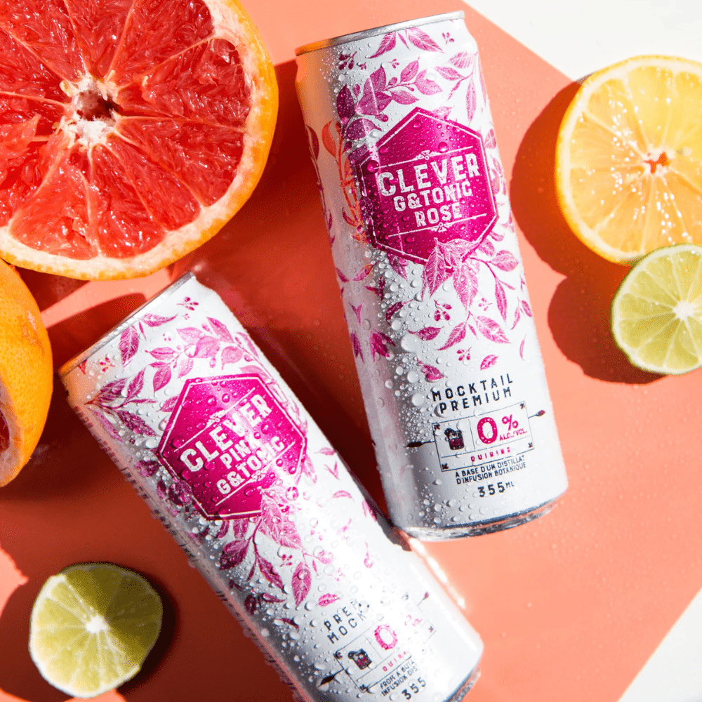 Clever Mocktails Non Alcoholic Pink Gin & Tonic 355ml | Clever Mocktails | Craftzero