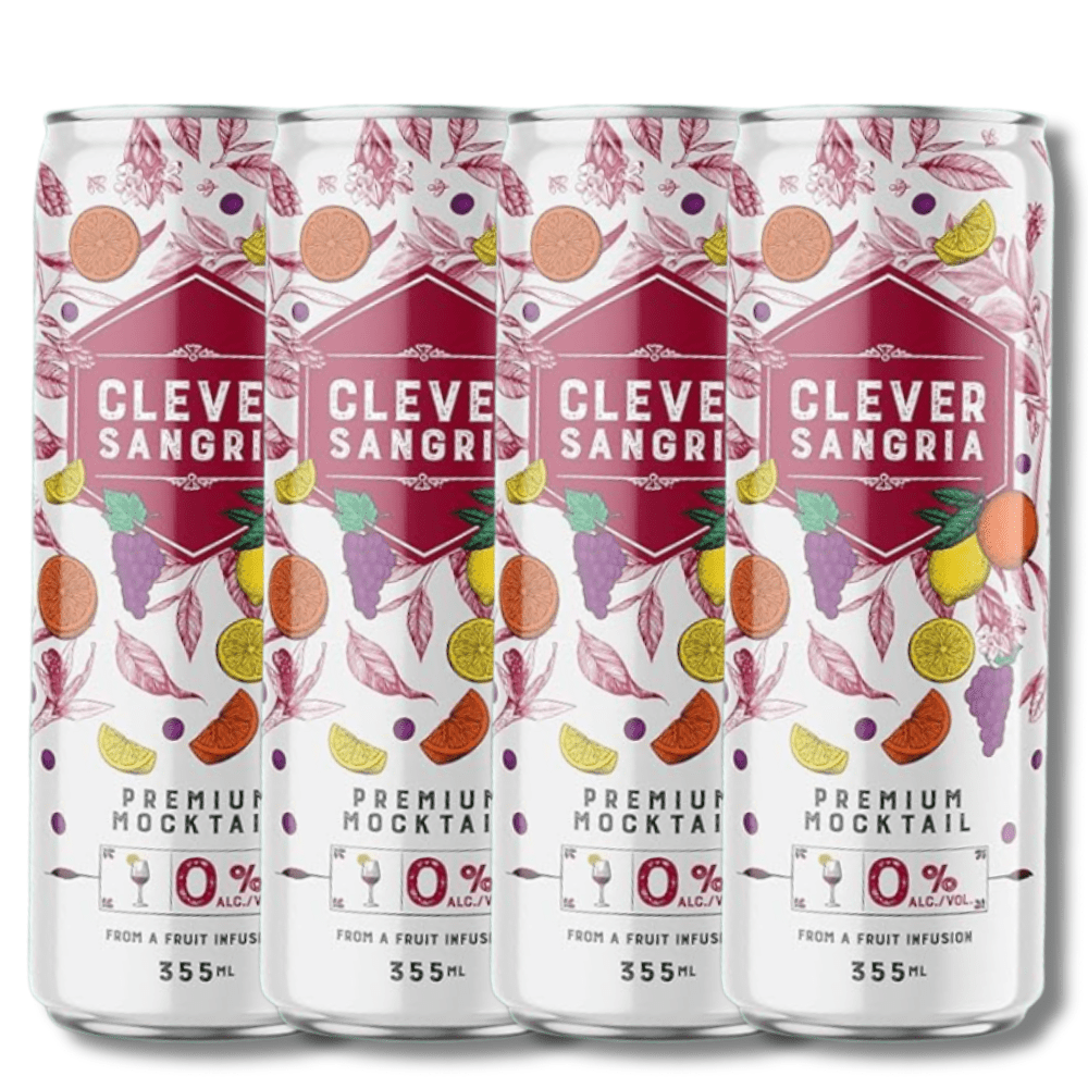 Clever Mocktails Non Alcoholic Red Sangria 355ml | Clever Mocktails | Craftzero