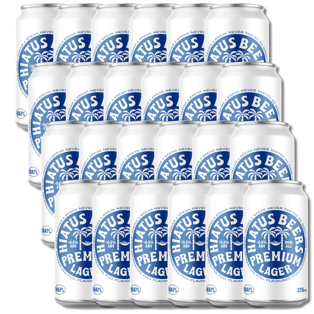 Hiatus Non-Alcoholic Premium Lager 375ml - Hiatus Beers - Craftzero