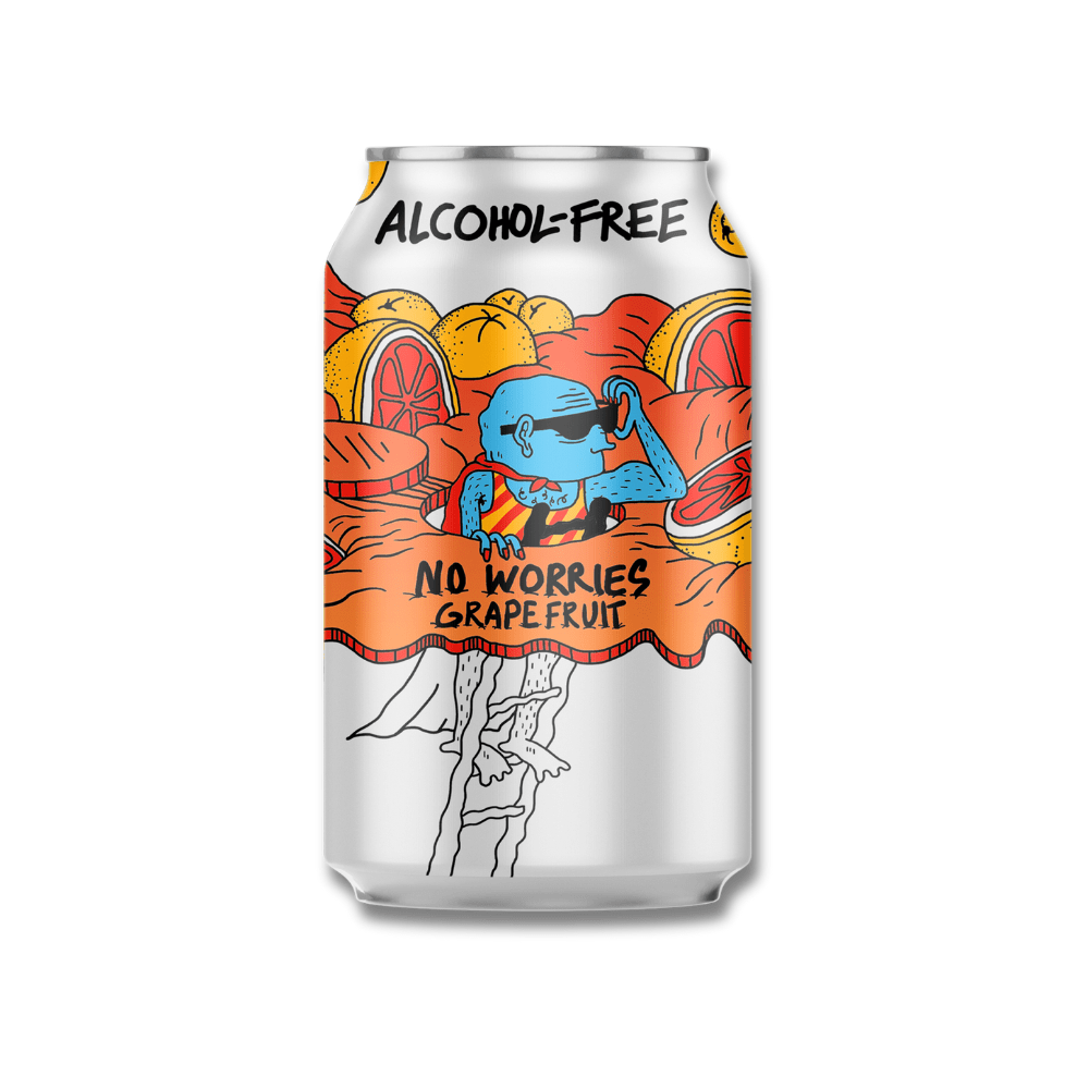 Lervig No Worries Alcohol - Free Beer Grapefruit 330ml | Lervig | Craftzero