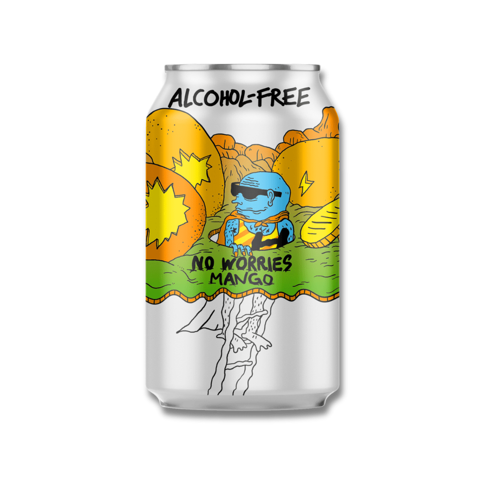 Lervig No Worries Alcohol - Free Beer Mango IPA 330ml | Lervig | Craftzero