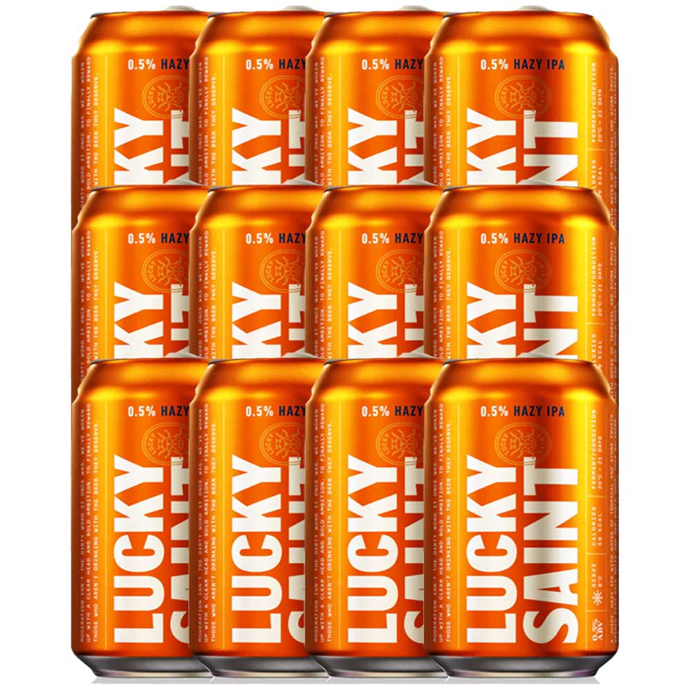 Lucky Saint Non-Alcoholic HAZY IPA 330ml ***BBD 02/26*** - Lucky Saint - Craftzero