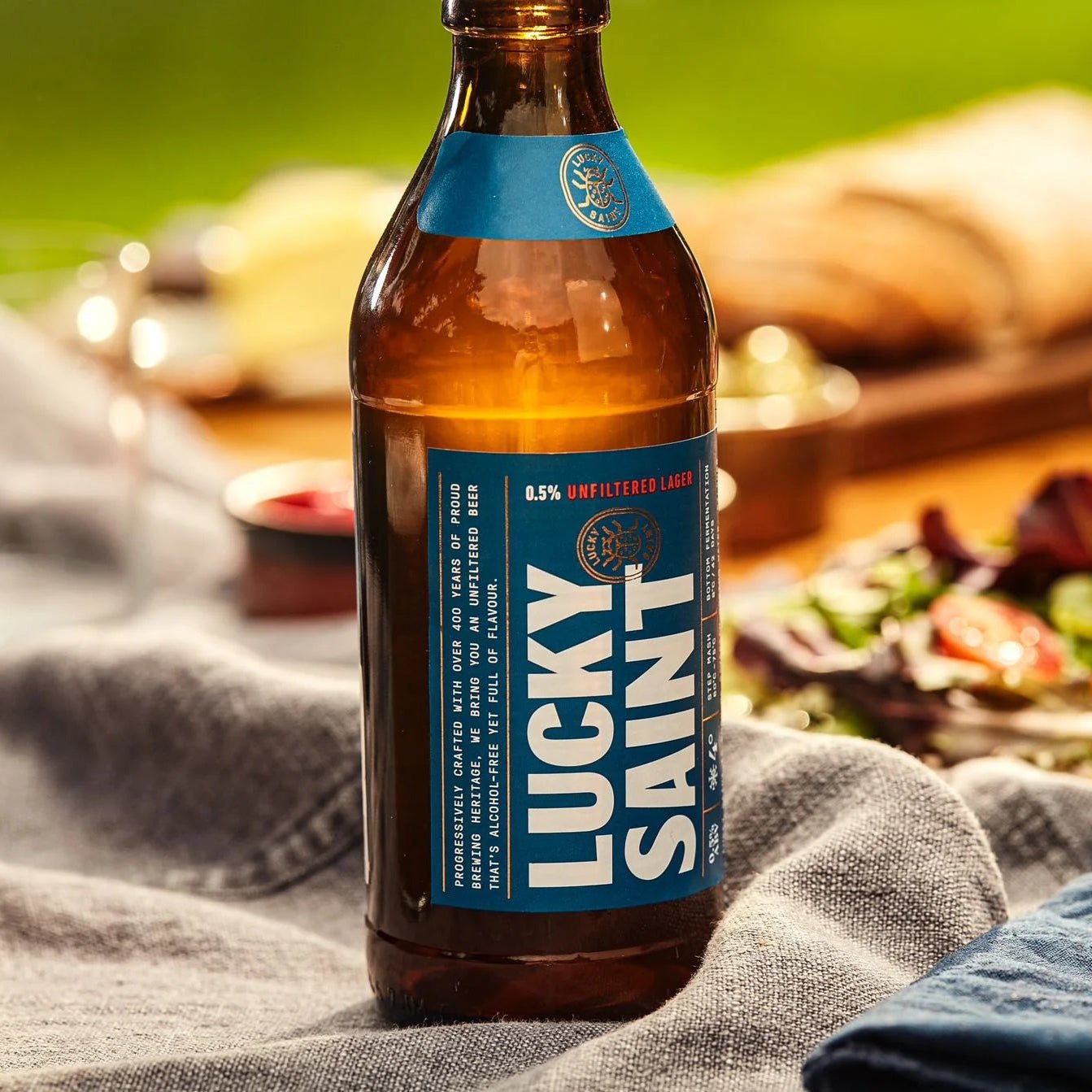 Lucky Saint Unfiltered Lager + Hazy IPA Bundle (16 Bottles) | Modus Brewing | Craftzero