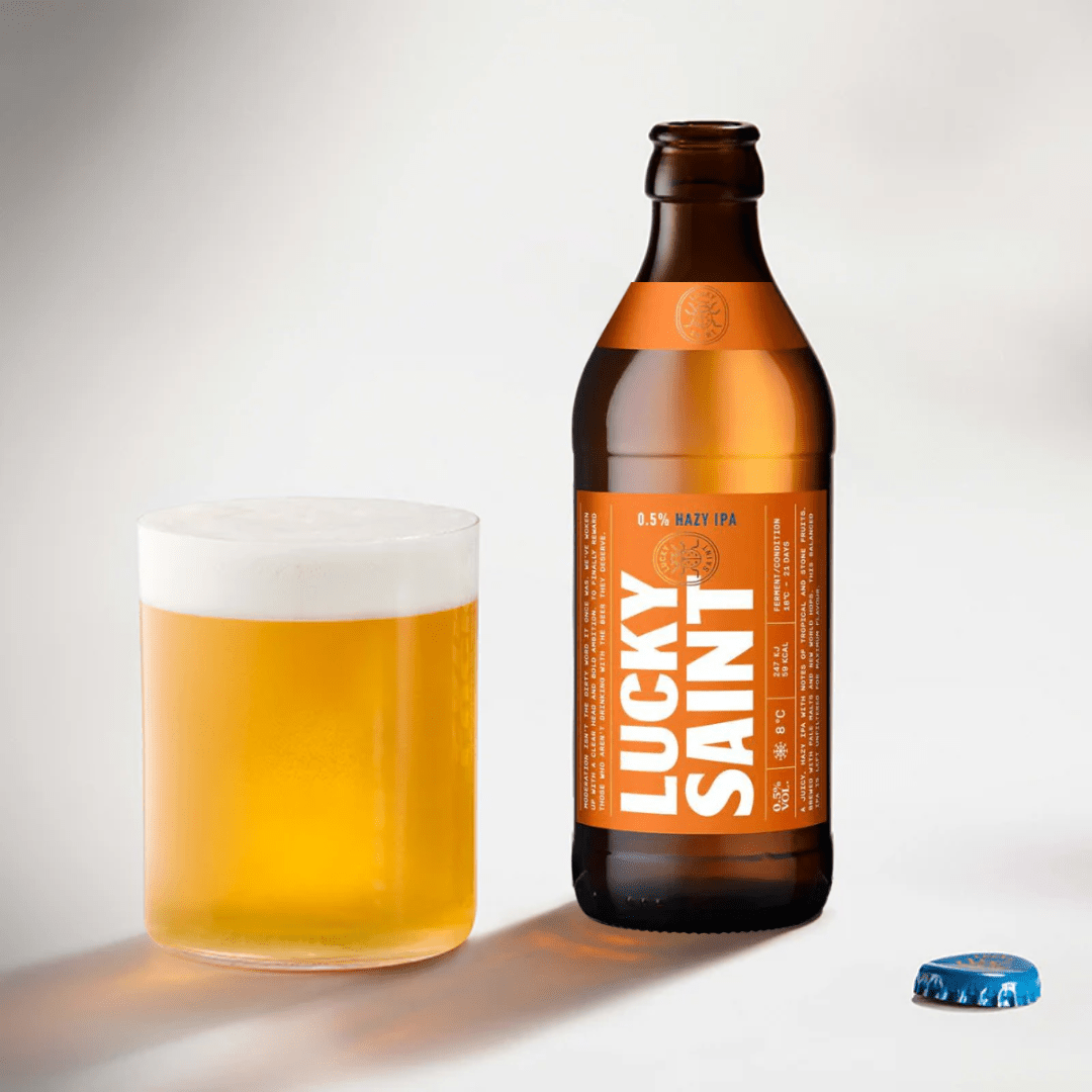 Lucky Saint Unfiltered Lager + Hazy IPA Bundle (16 Bottles) | Modus Brewing | Craftzero