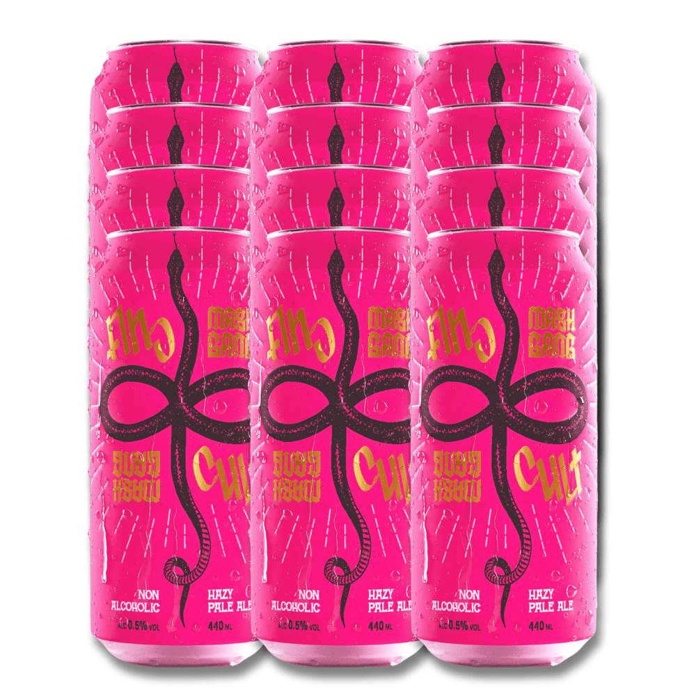 Mash Gang Cult - Non Alcoholic Hazy Pale Ale 440ml ***BBD 12/25*** - Mash Gang - Craftzero