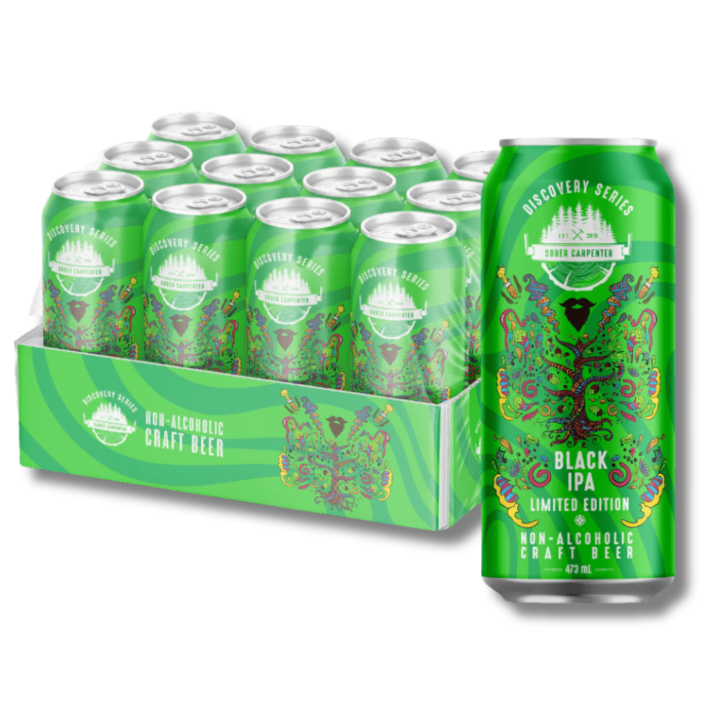Sober Carpenter Non Alcoholic Limited Edition Black IPA 473ml - Sober Carpenter - Craftzero