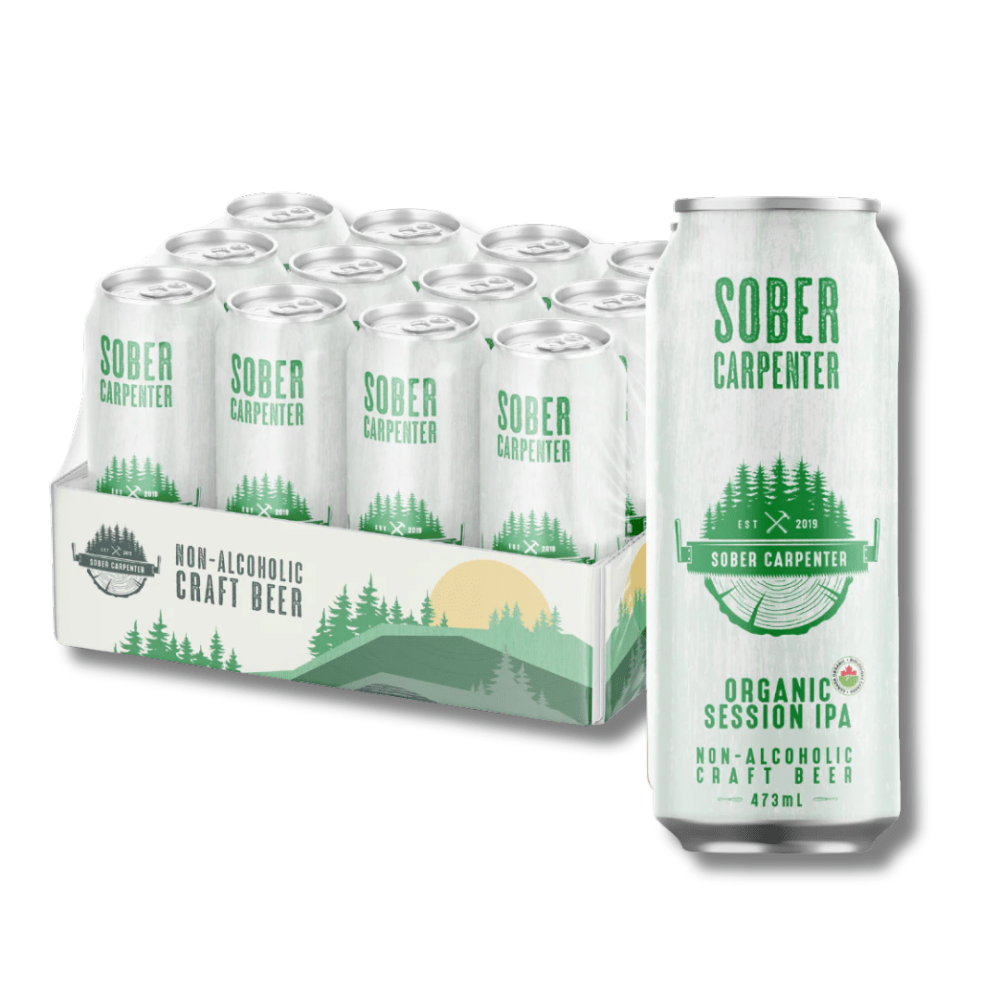 Sober Carpenter Organic Session IPA Non Alcoholic Craft Beer 473ml - Sober Carpenter - Craftzero